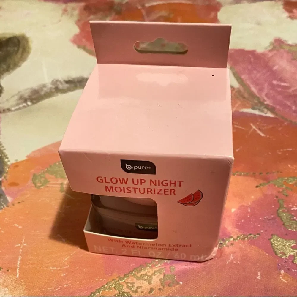 💥B- Pure  Glow  up night moisturizer with watermelon 🍉Extract and niacinamide